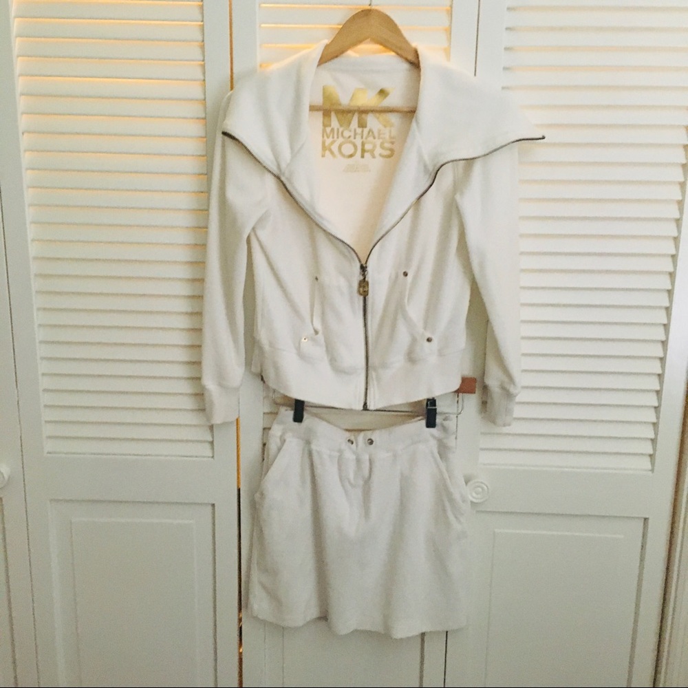 Michael Kors Terry cloth 2 piece set